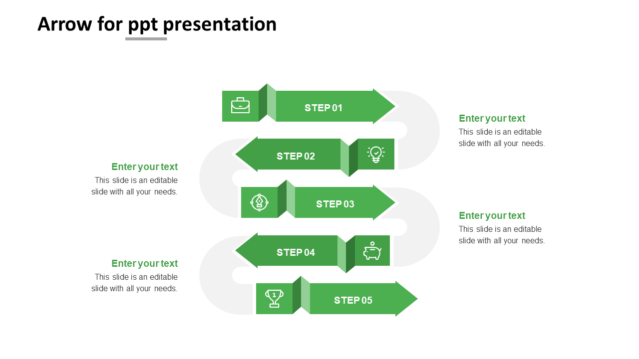 Free - Get Modern Arrow for PPT Presentation PowerPoint Slides